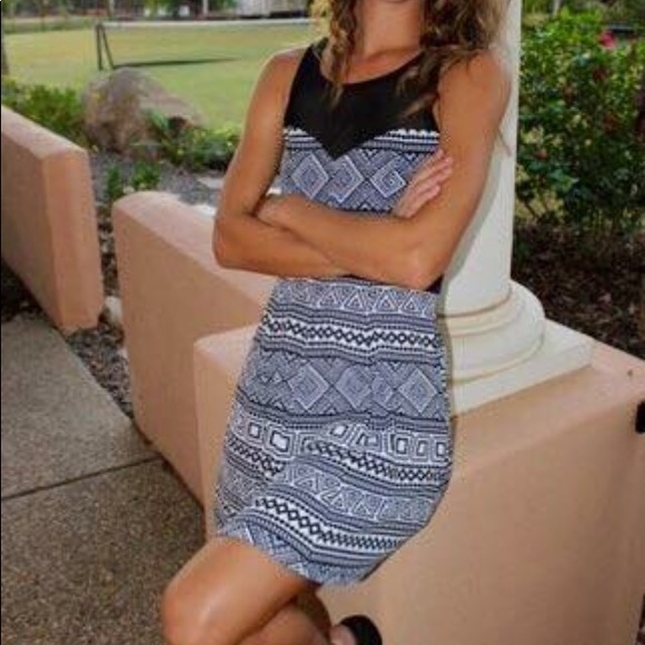 Material Girl Dresses & Skirts - Black and white dress.